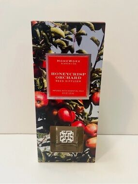 Homeworx by Slatkin & Co. Honeycrisp Orchard Reed Diffuser with Essential Oils
